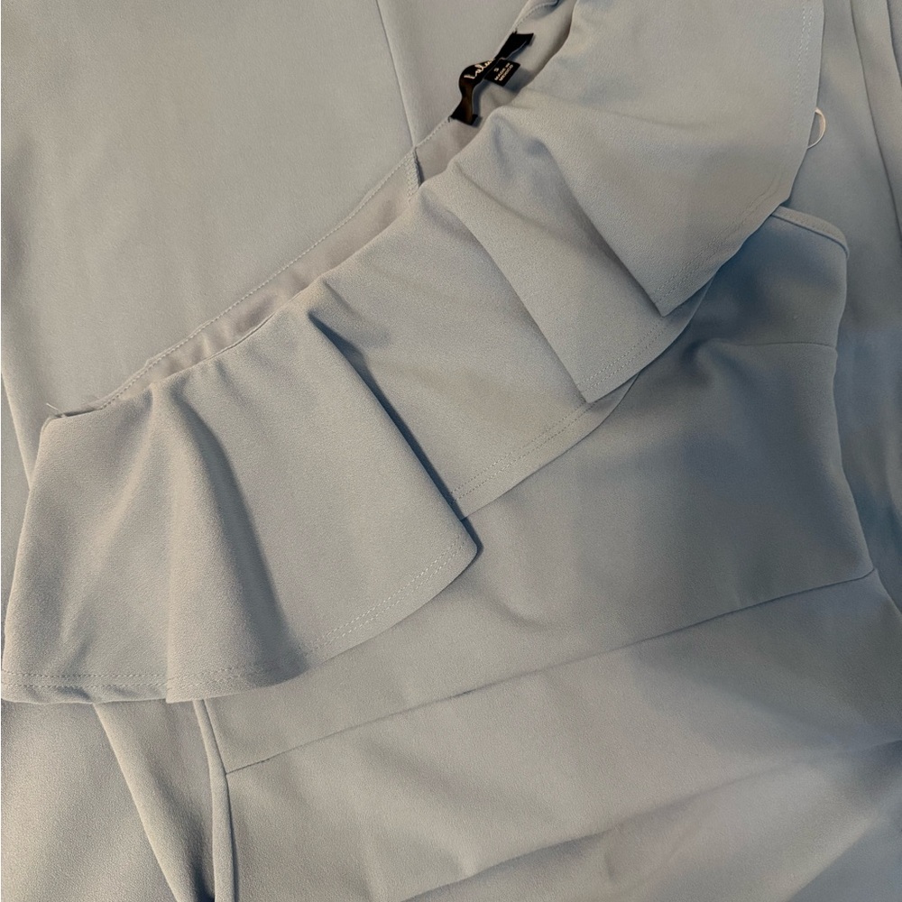 Lulu's Soft Blue Ruffle Dress - Picture 4 of 4